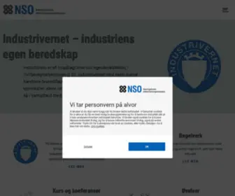 Nso.no(Næringslivets sikkerhetsorganisasjon) Screenshot