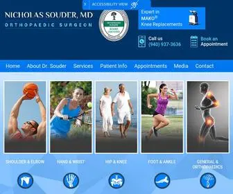 Nsoudermd.com(Dr Nicholas Souder) Screenshot