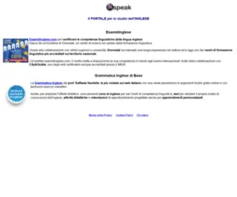 Nspeak.com(NSPEAK il portale per lo studio dell'inglese) Screenshot