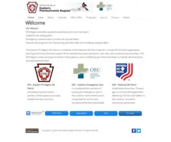 Nspepa.org(Eastern PA Region Ski Patrol) Screenshot