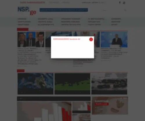 NSP.ge(NSP საინფორმაციო) Screenshot