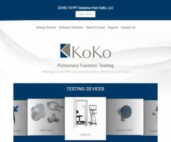 Nspirehealth.com(Pulmonary Function Testing (PFT) Machines & Software) Screenshot