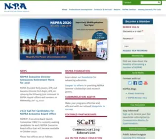 NSpra.org(National school public relations association) Screenshot