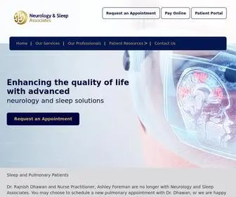 NSPspecialists.com(Neurology &amp; Sleep Solutions) Screenshot