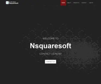 Nsquaresoft.com(Point of sale software company) Screenshot