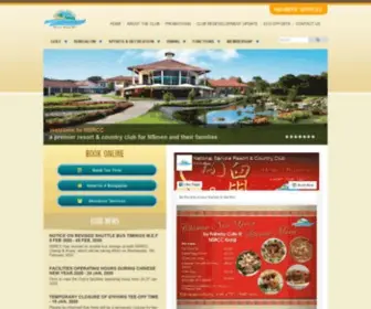 NSRCC.com.sg(Singapore Golf and Country Club) Screenshot