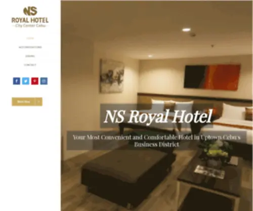 Nsroyalhotel.com(NS Royal Hotel) Screenshot