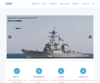 NSRP.org(Shipbuilding R&D Collaboration) Screenshot