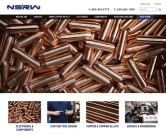 NSRW.com(Resistance Welding Support & Copper Alloys Supplier) Screenshot