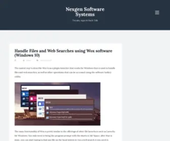 NSS-T3.com(Nexgen Software Systems) Screenshot