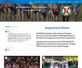 Nssaf.ca(Nssaf) Screenshot