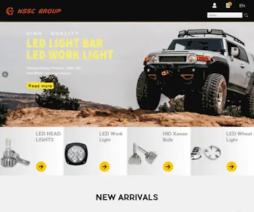 NSSclighting.com(Manufacturer of Car LED Headlight) Screenshot