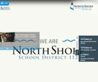 NSSD112.org(North Shore School District 112) Screenshot