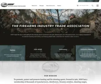 NSSF.com(The Firearm Industry Trade Association) Screenshot