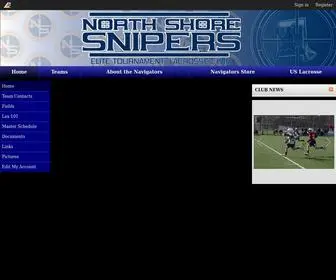 NSsniperslax.com(North Shore Navigators) Screenshot