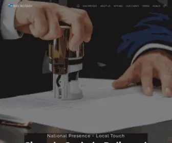 NSsnotary.com(Nationwide Signing Services) Screenshot