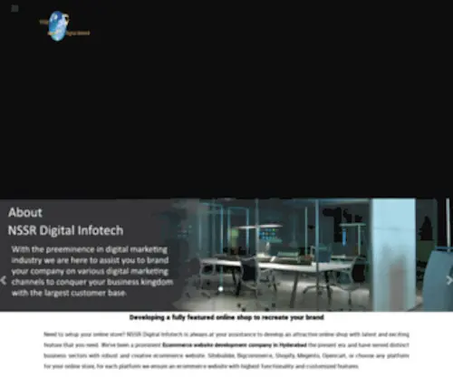 NSSrdigitalinfotech.com(NSSR Digital Infotech) Screenshot