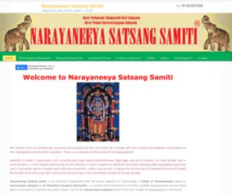 NSstemple.com(Narayaneeya Satsang Samiti) Screenshot