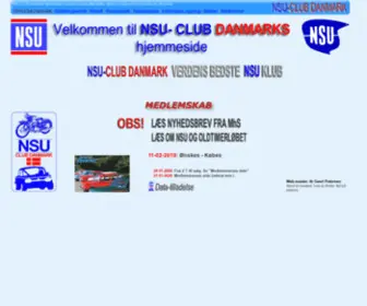 Nsuclub.dk(NSU-Club Danmark) Screenshot