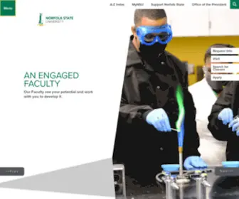 Nsu.edu(Norfolk State University) Screenshot