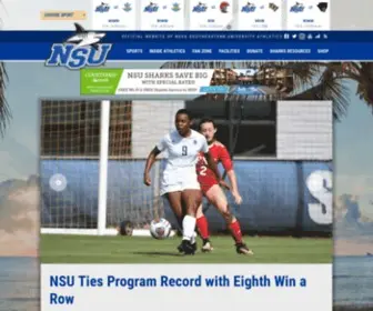 Nsusharks.com(Nova Southeastern University Athletics) Screenshot
