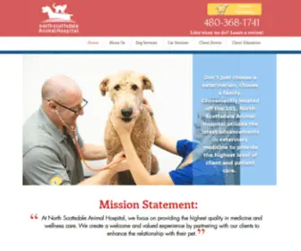 Nsvet.com(Veterinarian Scottsdale) Screenshot