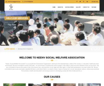 Nswa.co.in(Neevn Social Welfare Association) Screenshot