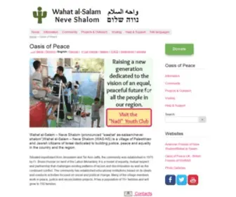 Nswas.org(Oasis of Peace) Screenshot