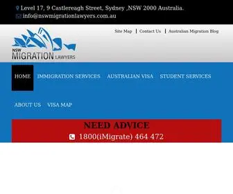 NSwmigrationlawyers.com.au(NSW Migration Lawyers) Screenshot