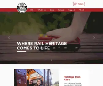 NSwrailmuseum.com.au(The NSW Rail Museum) Screenshot