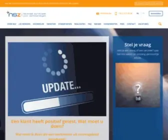 NSZ.be(Neutraal Syndicaat voor Zelfstandigen) Screenshot