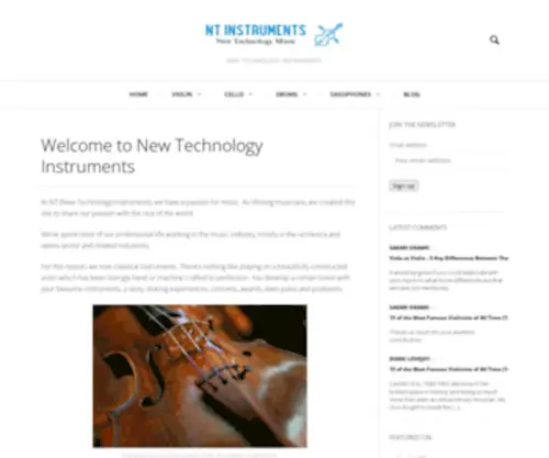 NT-Instruments.com(NT Instruments) Screenshot