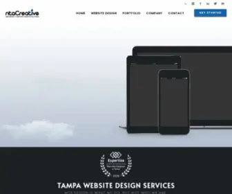 Ntacreative.com(Tampa Web Design) Screenshot