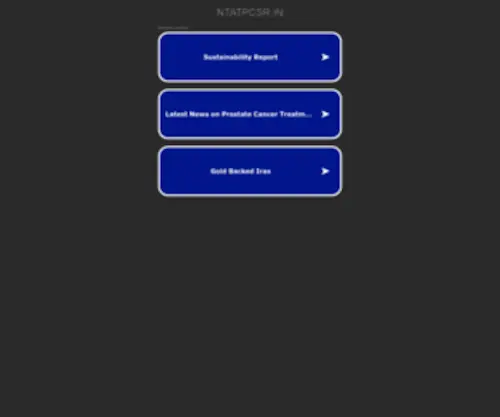 Ntatpcsr.in(Student Login Page) Screenshot