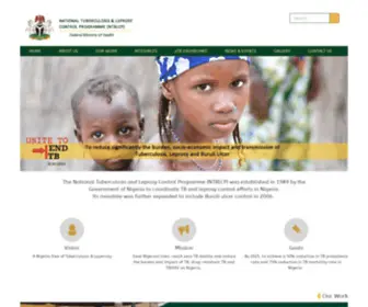 NTBLCP.org.ng(National TB and Leprosy Control Programme) Screenshot