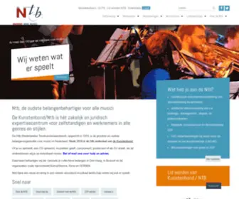 NTB.nl(De oudste vakbond voor musici) Screenshot