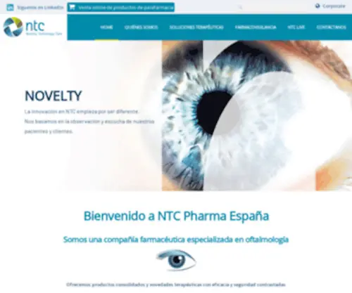 Ntcespana.es(NTC Pharma España) Screenshot