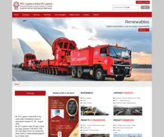NTCgroup.in(NTC Logistics India (P) Limited) Screenshot