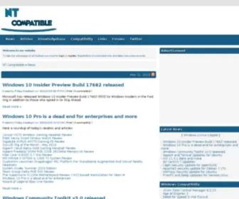 Ntcompatible.com(NT Compatible) Screenshot