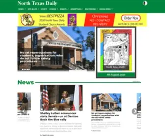 Ntdaily.com(The Official Student Newspaper of the University of North Texas) Screenshot