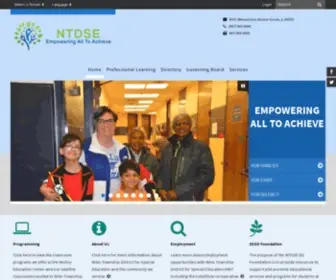 NTdse.org(Niles Township District for Special Education #807) Screenshot