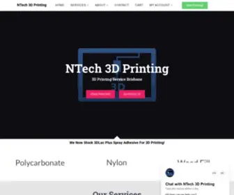 Ntech3Dprinting.com.au(3D Printing Service Brisbane) Screenshot