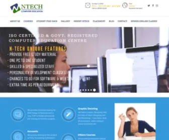 Ntechcomputereducation.com(Computer Training Institute Ludhiana) Screenshot