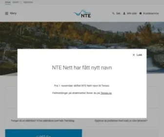 Nte.no(Nord-Trøndelag Elektrisitetsverk) Screenshot