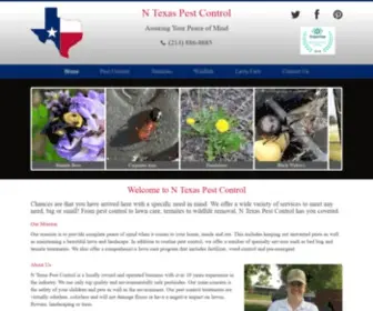 Ntexaspestcontrol.com(N Texas Pest Control) Screenshot