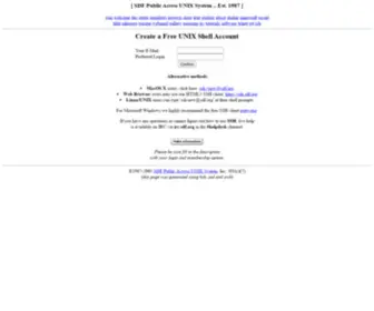 NTFN.org(SDF Public Access UNIX System) Screenshot