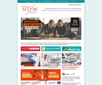 NTFW.org(National Training Federation Wales) Screenshot