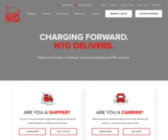 NTGfreight.com(Nolan Transportation Group (NTG)) Screenshot
