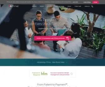 NThrive.com(Healthcare Revenue Cycle Management Technology) Screenshot