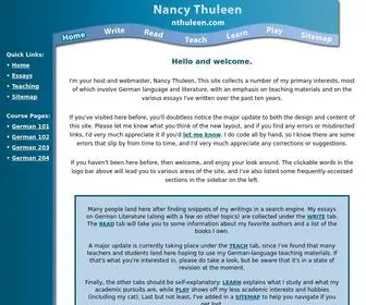 Nthuleen.com(Nancy Thuleen) Screenshot